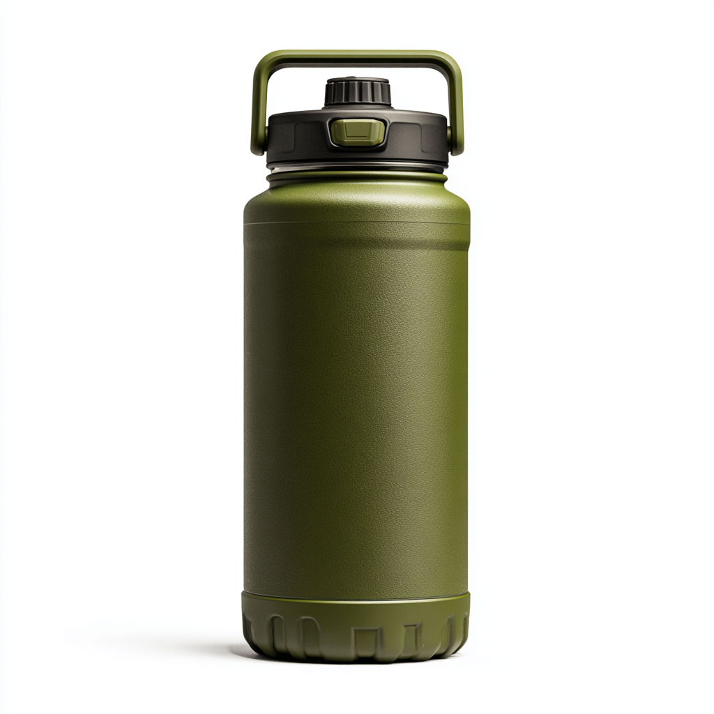 40oz Rugged Outdoor Flask - Wide Mouth Insulated Bottle