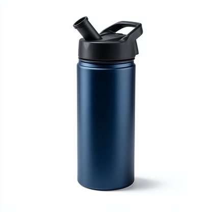 Lightweight Sports Insulated Bottle with Straw Lid
