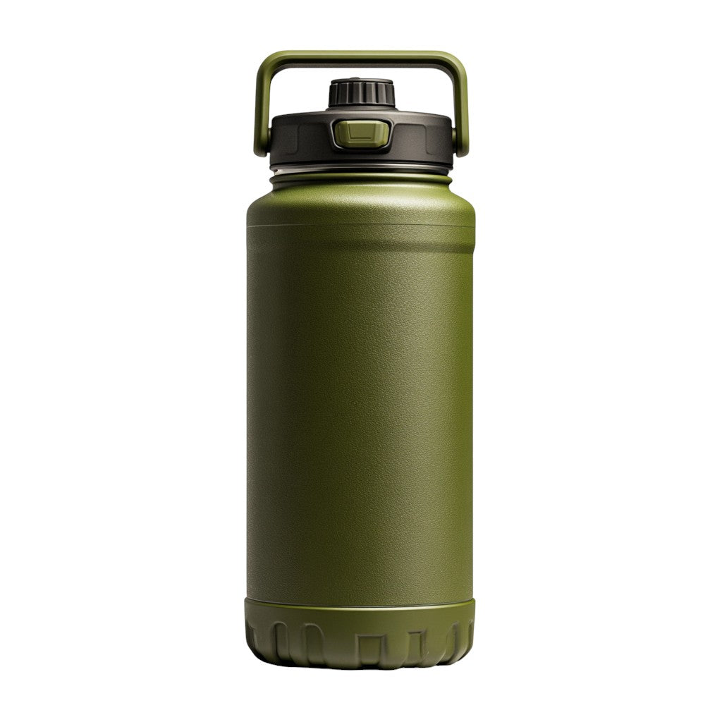 40oz Rugged Outdoor Flask - Wide Mouth Insulated Bottle